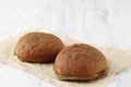 Mexican Coffee Bun is Sweet Bun with Coffee Topping Royalty Free Stock Photo