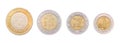 Mexican Coins Royalty Free Stock Photo