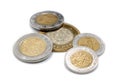 Mexican Coins Royalty Free Stock Photo