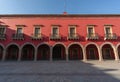 Mexican Colonial Building in Leon Guanajuato Mexico.