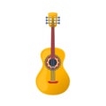 Mexican colorful guitar, traditional rhythmic string