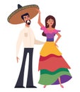 mexican couple character