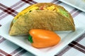 Mexican crunchy taco