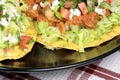 Mexican crunchy tostadas