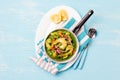 MEXICAN CUISINE. Aguachile de camaron. Prawns aguachile. Shrimps eviche cebiche with cucumber, lemon and purple onion Royalty Free Stock Photo