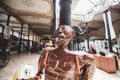 Mexican cultural arts and masks in the market in Zacatecas Mexico