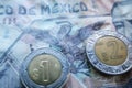 Mexican Currency Close Up High Quality