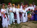 Mexican Dancers Group Portrait Royalty Free Stock Photo