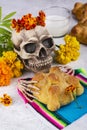 Mexican day of the dead background