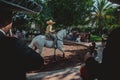 Charro wedding in Jalisco Mexico Mariachi and charros at mexican festival Royalty Free Stock Photo