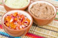 Mexican Dips & Side Dishes Royalty Free Stock Photo