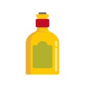 Mexican drink bottle icon flat isolated vector Royalty Free Stock Photo