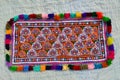 Mexican embroidery beautiful view,Beautiful colorful fabric design in indian style,Mexican crafted bags / wallets,indian