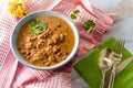 Mexican Enchilada Bean Soup Royalty Free Stock Photo