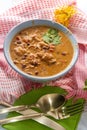 Mexican Enchilada Bean Soup Royalty Free Stock Photo