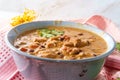 Mexican Enchilada Bean Soup Royalty Free Stock Photo