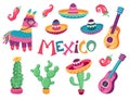 Mexican festival art vector Royalty Free Stock Photo