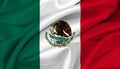 Mexican flag - Mexico Royalty Free Stock Photo