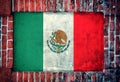 Mexican flag Royalty Free Stock Photo