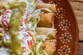 Mexican flautas