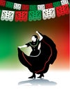 Mexican folk dancer