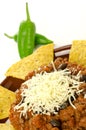 Nachos and chili con carne