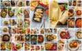 Mexican Food Collage Royalty Free Stock Photo