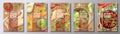 Mexican food flyer set on wooden background. Tamales, nachos, tacos, lime and bean soup. Banner, menu, poster, advertisement of