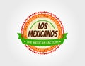 Mexican food logo. Badges, labels, logotype for Mexican food.