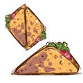 Mexican food Taco Royalty Free Stock Photo