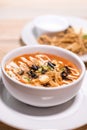 Tortilla soup, mexican food, tasty Royalty Free Stock Photo