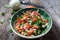 Mexican fresh sauce `pico de gallo`