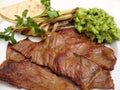 Mexican Fried Beef (Cecina) Royalty Free Stock Photo