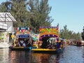 Mexican gondolas Royalty Free Stock Photo