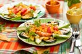 Mexican Grilled Shrimp Salad Royalty Free Stock Photo