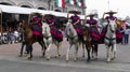 Mexican group of female riders