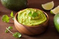Mexican guacamole dip healthy food