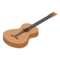 Mexican guitar icon, isometric style Royalty Free Stock Photo
