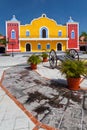 Mexican hacienda in the Mayan Riviera Royalty Free Stock Photo