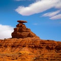 Mexican Hat US 163 Scenic road near Monument Valley Royalty Free Stock Photo