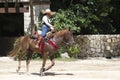 Mexican horse rider, Cancun