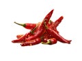 Mexican hot chili peppers colorful mix habanero poblano serrano jalapeno sweet Royalty Free Stock Photo