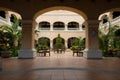 Mexican hotel lobby Royalty Free Stock Photo