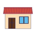 Isolated mexican house vector design