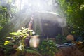 Mexican or Indian Sauna Hut - Stock image Royalty Free Stock Photo