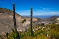 Mexican landscape with village Real de Catorce