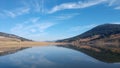 Mexican landscape, water and mountains