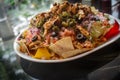 Mexican Loaded Nachos Royalty Free Stock Photo