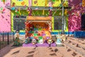 Mexican Market Square Paper Decorations San Antonio Texas. San Antonio is very close to Mexico culturally with many Mexican