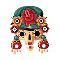 Mexican Mask Illustration